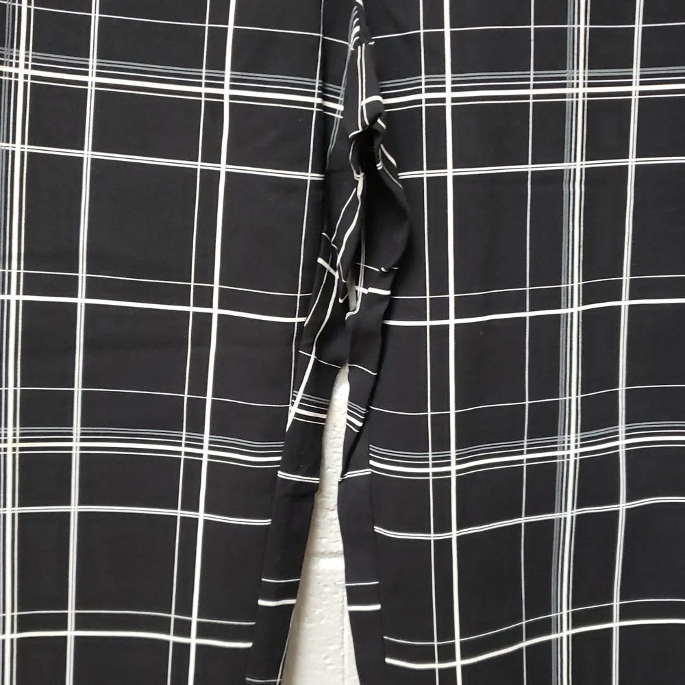 Chicos Black and White Checkered Womens Pants - Picture 4 of 7